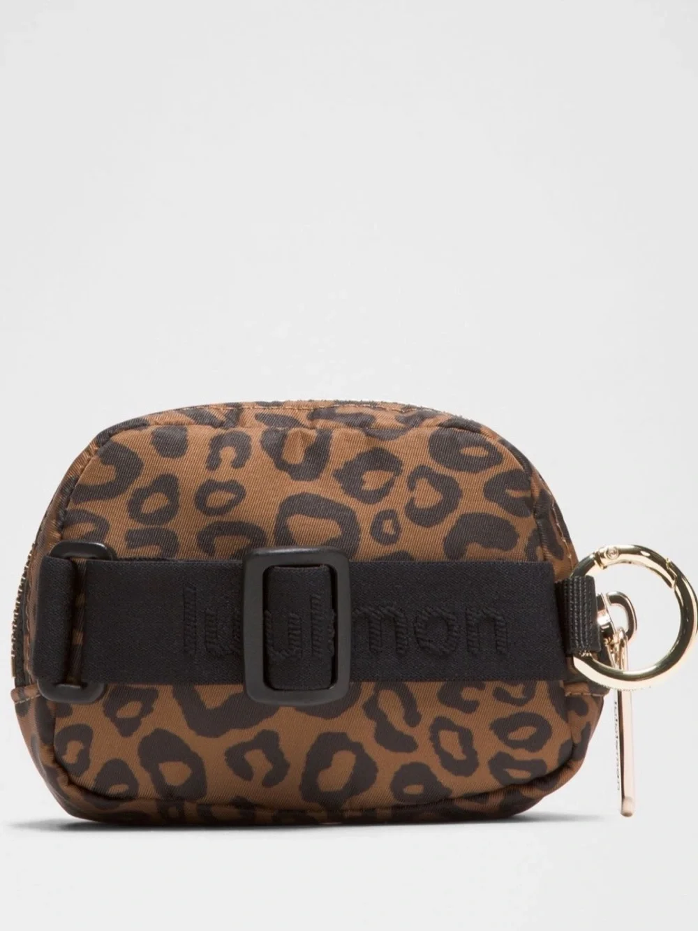 Lululemon Everywhere Belt Bag Nano Leopardo Shift Desert Khaki Multi/Black/Gold